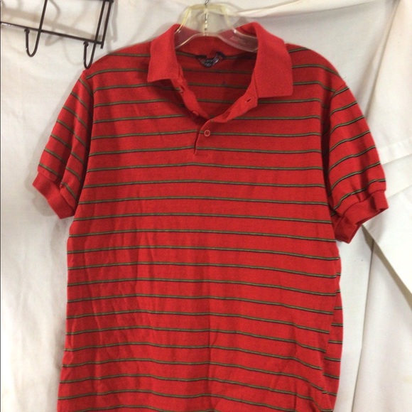 Mens Sz S/M SATURDAYS GENERATION Red Polo Shirt - Picture 2 of 8
